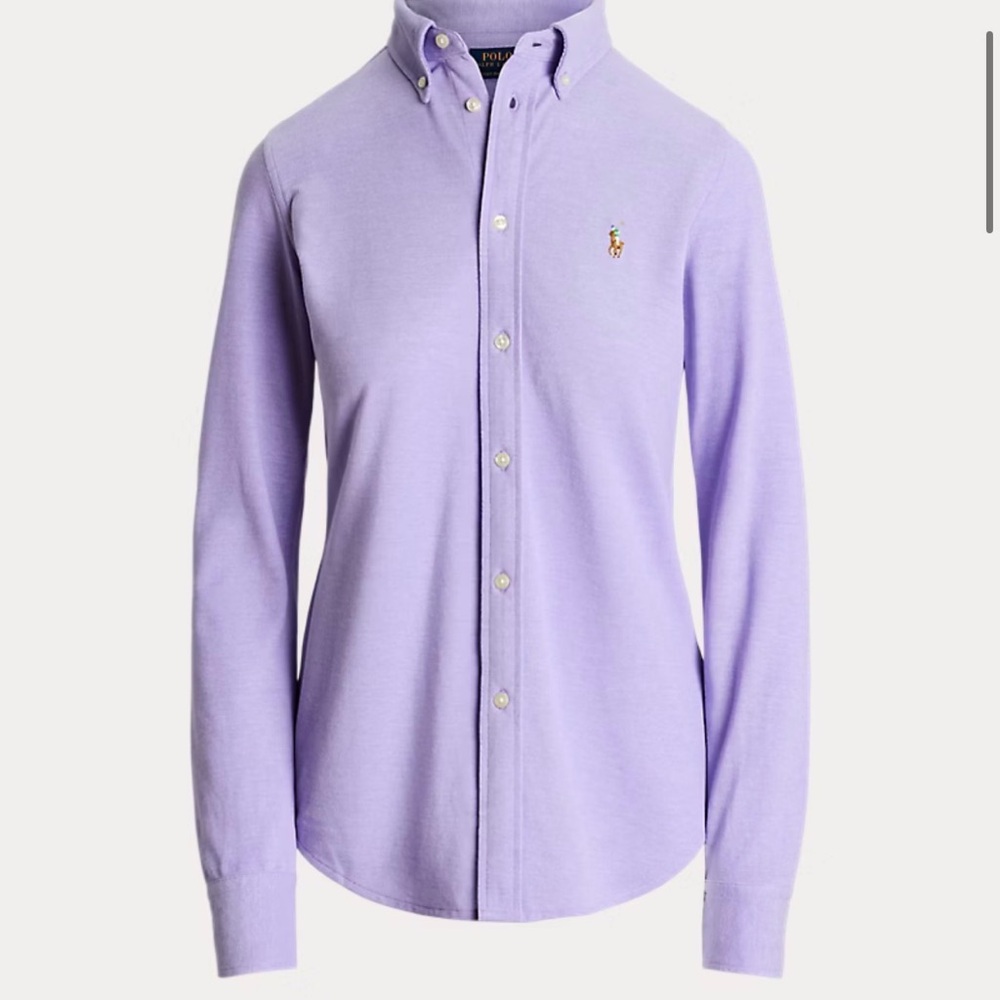 Ralph Lauren Men's Lavender Button Down Shirt